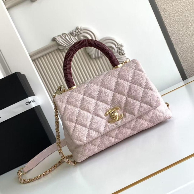 Ch**el top handle bags